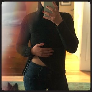 Lululemon Wool Side-Zip Turtleneck Sweater